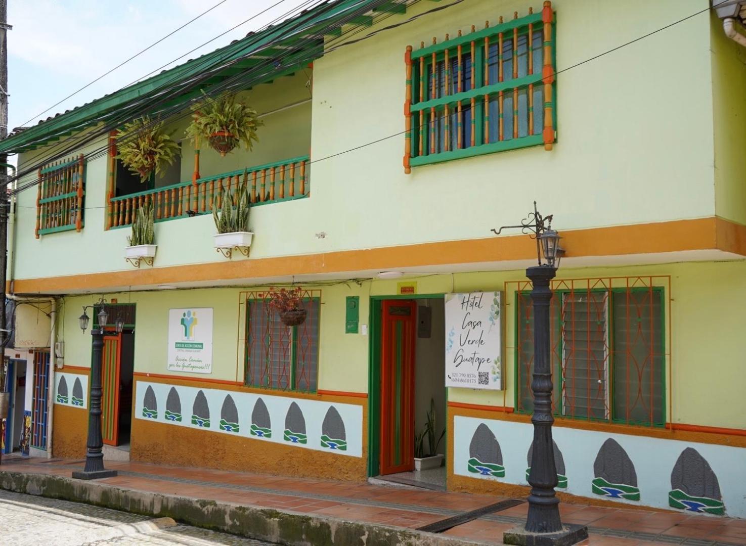 Hotel Casa Verde Guatapé Exteriör bild