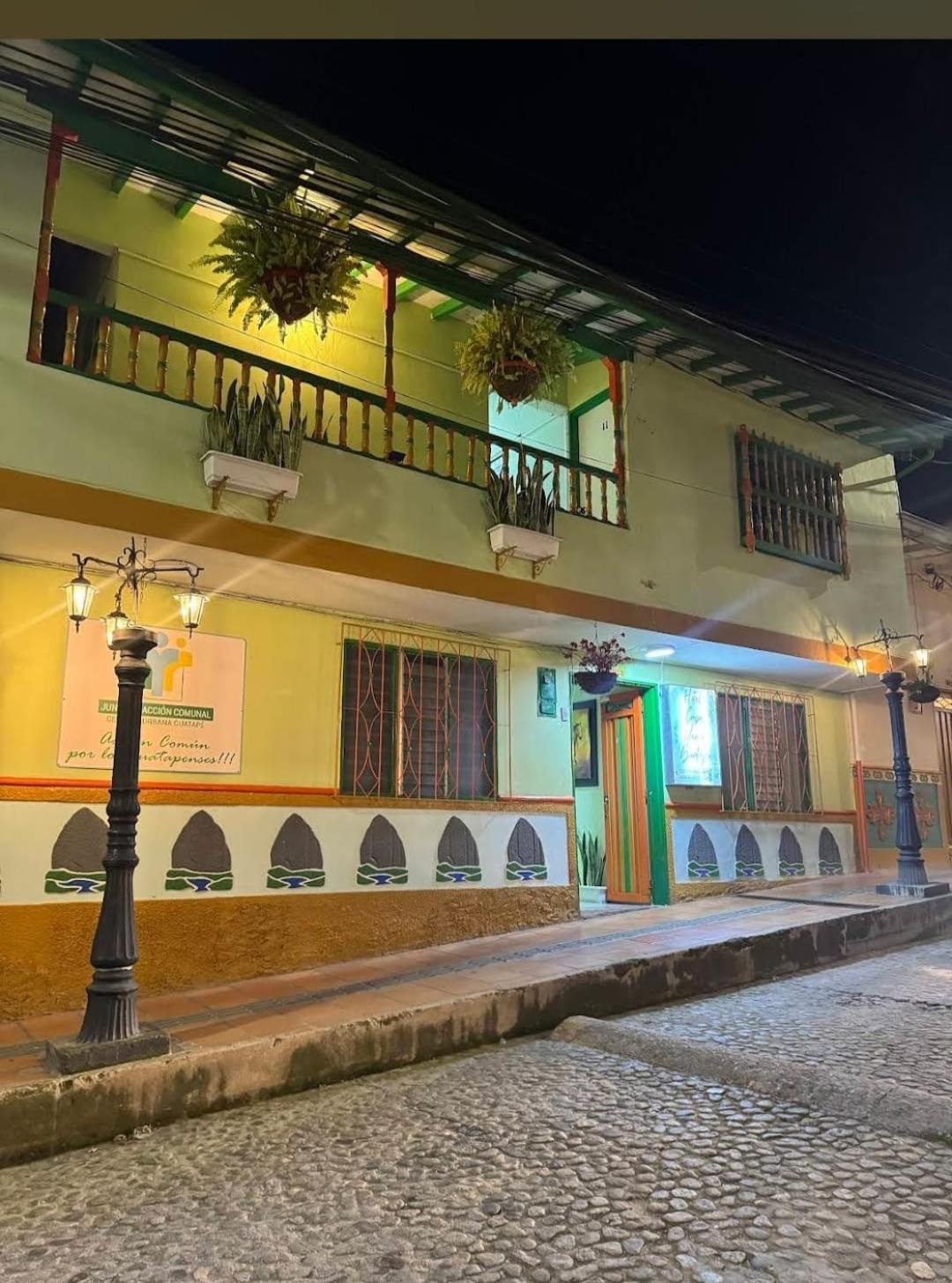 Hotel Casa Verde Guatapé Exteriör bild